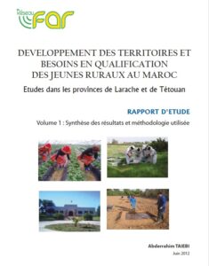 Développement des territoires et besoins en qualification des jeunes ruraux au Maroc