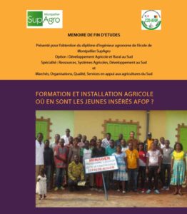 Formation et installation agricole : où en sont les jeunes insérés AFOP ?