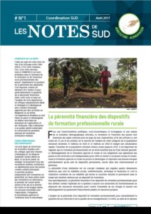 La pérennité financière des dispositifs de formation professionnelle rurale