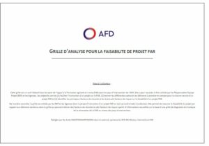 Grille d’analyse pour la faisabilité de projet FAR