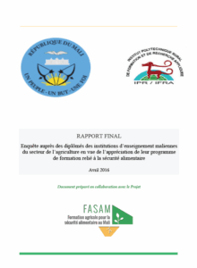 Rapport d’enquête sur l’insertion des diplomés agricoles