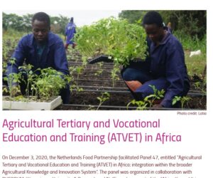 Agricultural Tertiary and Vocational Education and Training (ATVET) in Africa