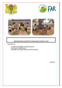 Tchad / Diagnostic de la formation agricole et rurale