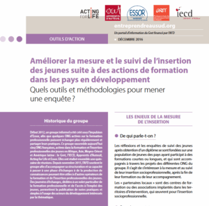 Suivi et mesure de l’insertion des jeunes